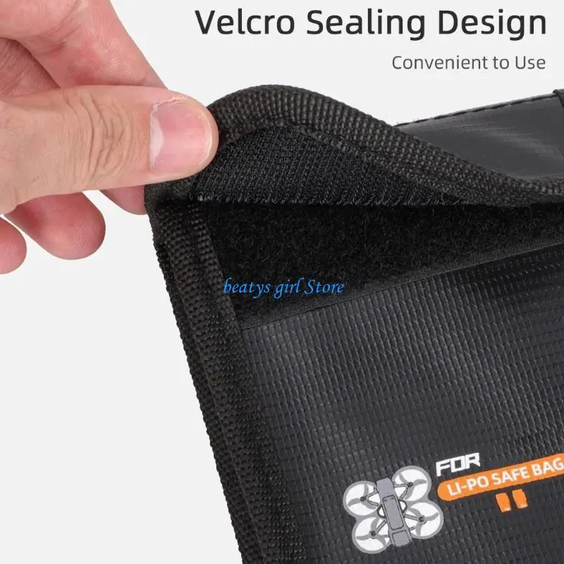 

C7AB For Drones Battery Bag for Battery Safety Charging and Storage Battery Safe Bag