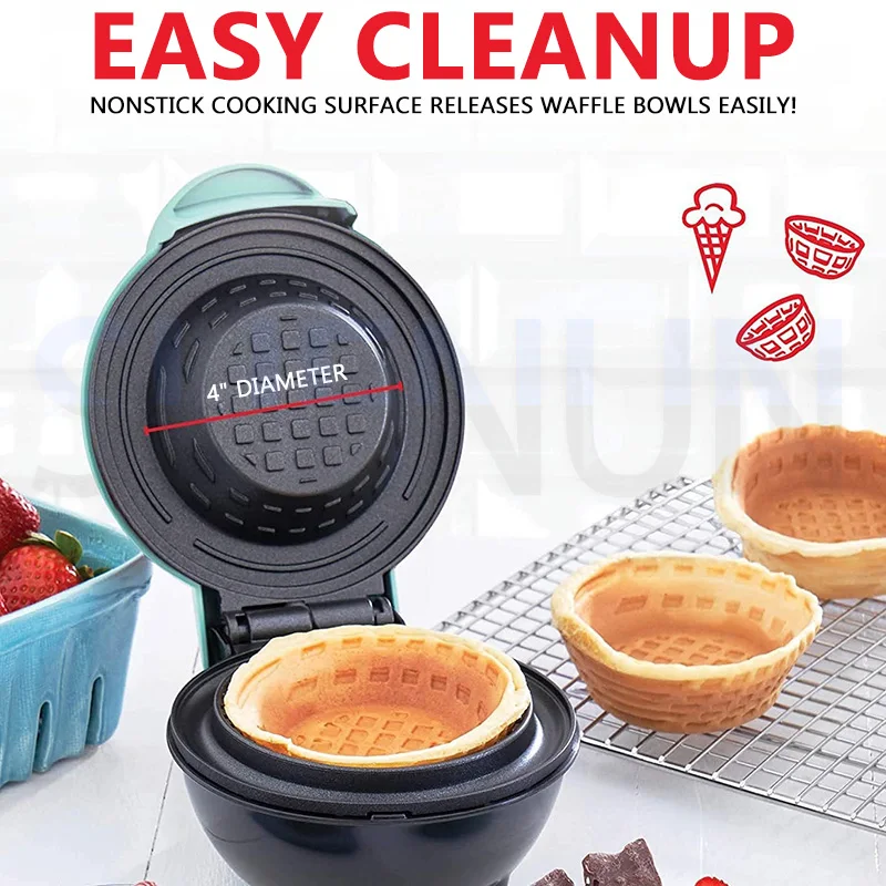 آلة وعاء الوافل الكهربائية آلة الإفطار المنزلية آلة تورتة البيض آلة الجلد آلة وعاء الآيس كريم آلة لفائف الدجاج