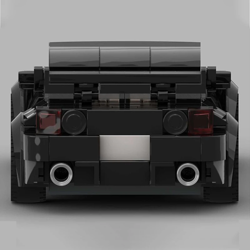 Stadtauto-Rennmodell MOC Bausteine Sportwagen S2000 Modulare Technologie Geschenke Urlaub Zusammenbau Kinderspielzeug-Set