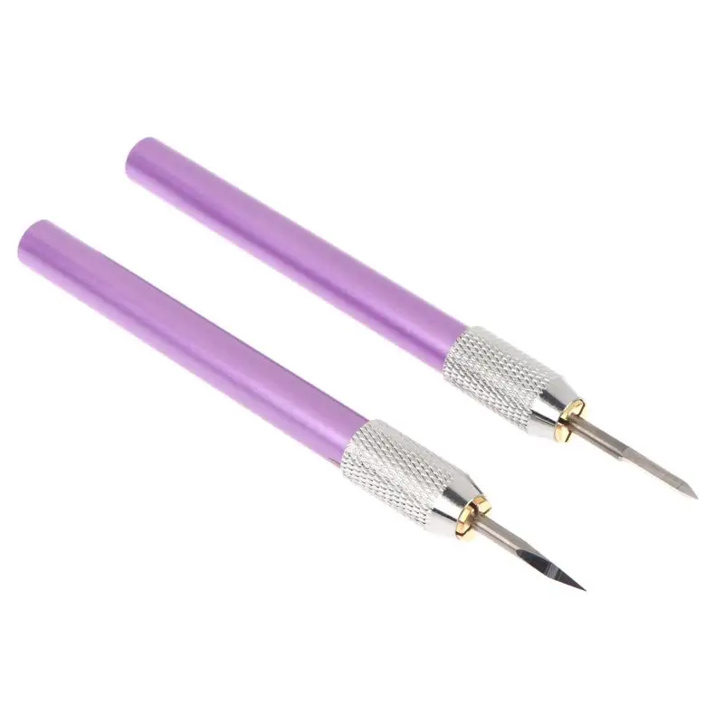 Metal Triangular Curved Engraving Knife Non-Slip Handle Metal Scraper Tool for Clay Sculpting DIY Model Making Crafts