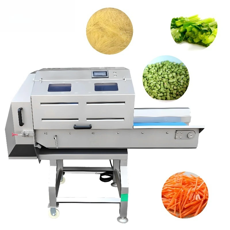 Large CNC Vegetable Cutting Machine China Multifunctional Automatic Vegetable Cutting Machine For Onion Potato Carrot Cabbage