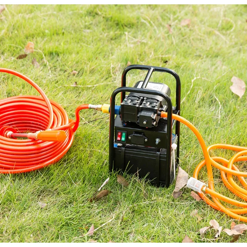 Agricultural electric sprayer intelligent high pressure small multi-function double pump fight drugs spray machine charging