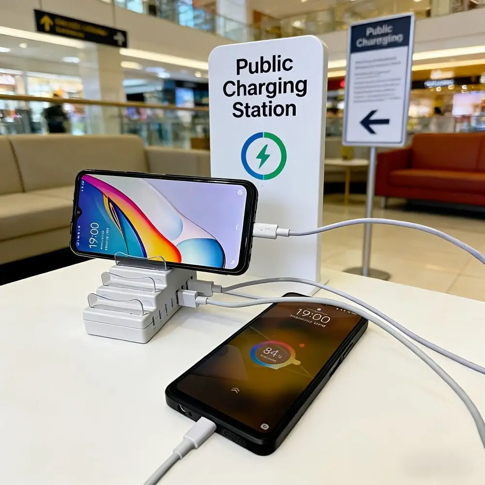 66W Power Socket Bracket Charger 4Type C Ports PD Fast Charging USB Type C Charger 4USB Ports 8Ports Socket Power Strip Charger