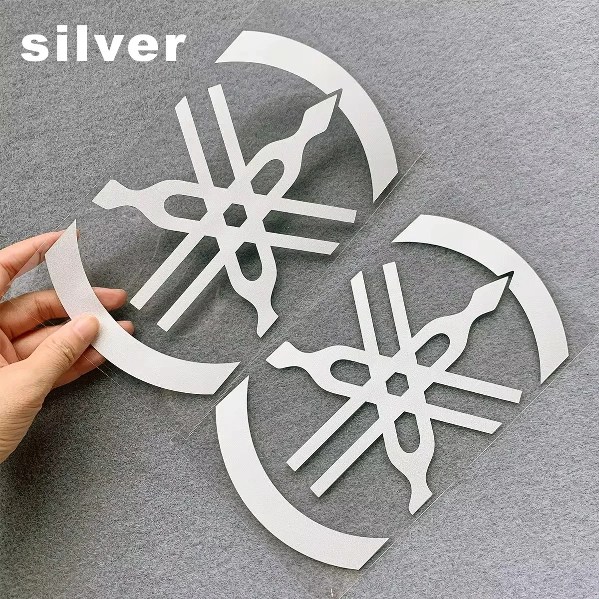 

2pcs Vinyl Yamaha Logo Sticker Waterproof Motorcycle Tank Decal Bike Brand Emblem Vehicle Decoration Decals