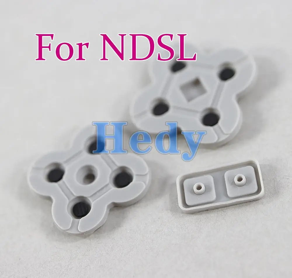 NDS 컨트롤러용 전기 전도성 고무 단추 패드 세트, DS Lite용 NDSL 교체, 5 세트