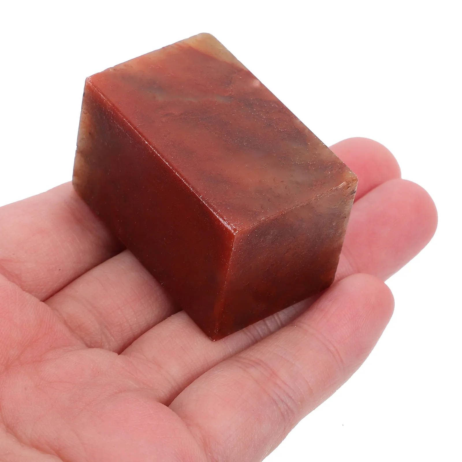 2 piezas de bloque de piedra de jabón en blanco para tallar, para sellos chinos artesanales, manualidades DIY, para sellos de caligrafía personalizados con firma