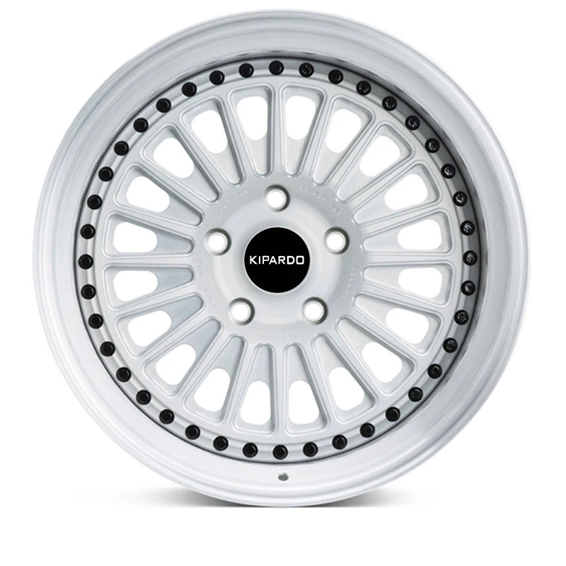 Oem Replacement 19 20 21 22 Inch 2 Piece Step Lip Forged Wheels Rim Pcd 112 114.3 White Silver Chrome