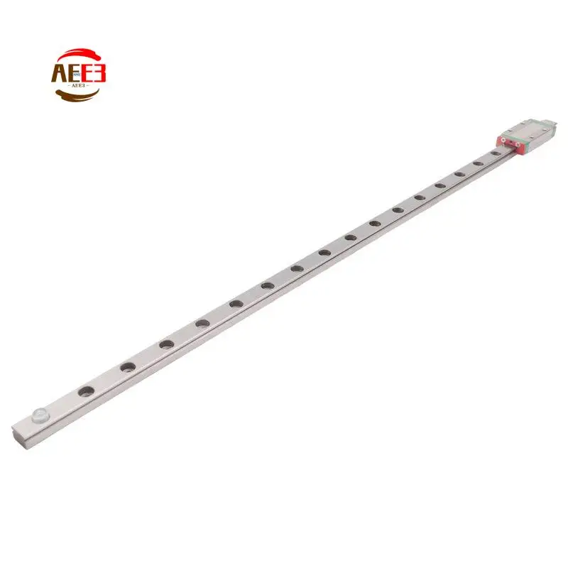 AEE3-1Pcs 9Mm Linear Guide Miniature Rail MGN9 400Mm Linear Rail And 1 Pcs MGN9H Miniature Rail Slider