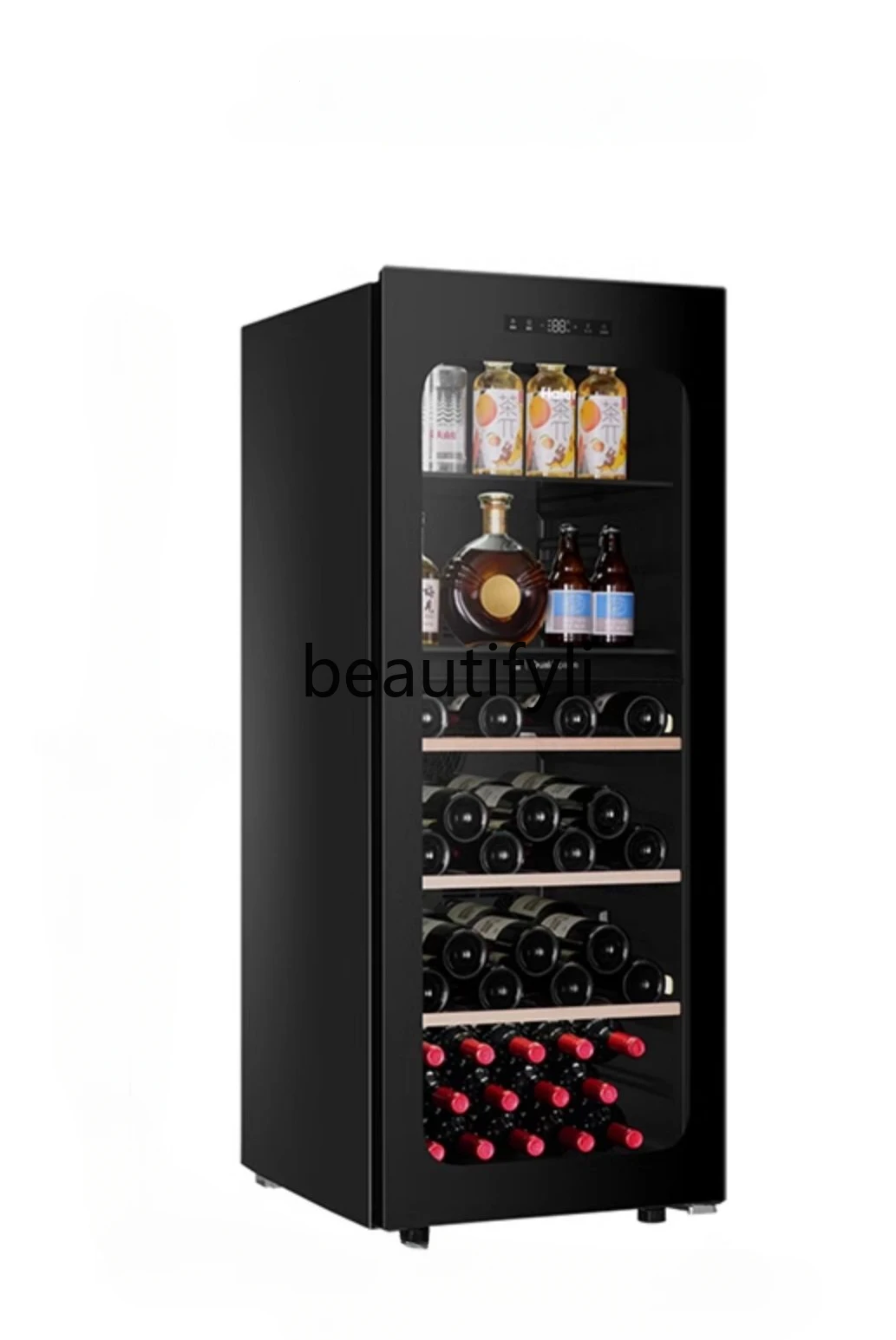 

191 liters integrated constant temperature household living room refrigerated tea wine cabinet beverage ice bar wine cabinet