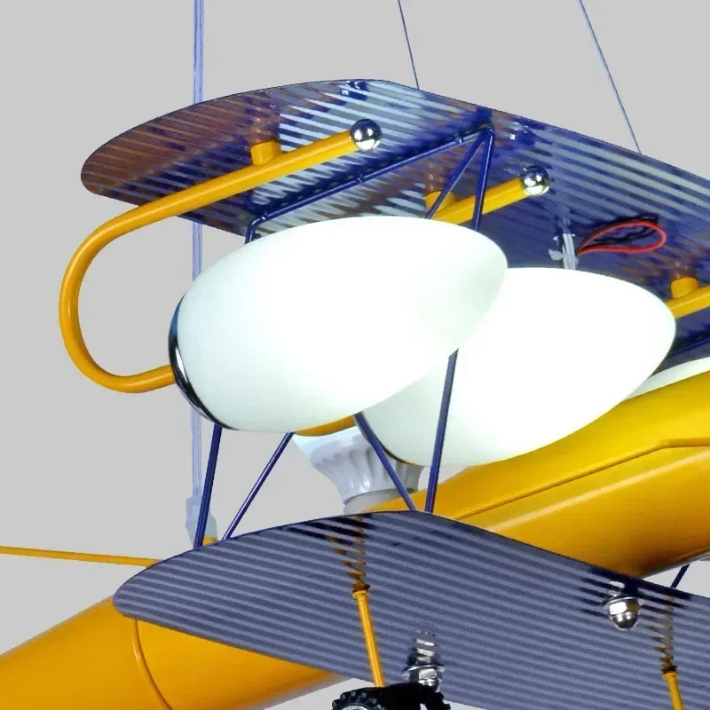 الطائرات الحديثة الأطفال الثريا غرفة نوم لغرفة الأطفال مصباح الطفل في غرفة الحضانة ديكور المنزل إضاءة داخلية #4