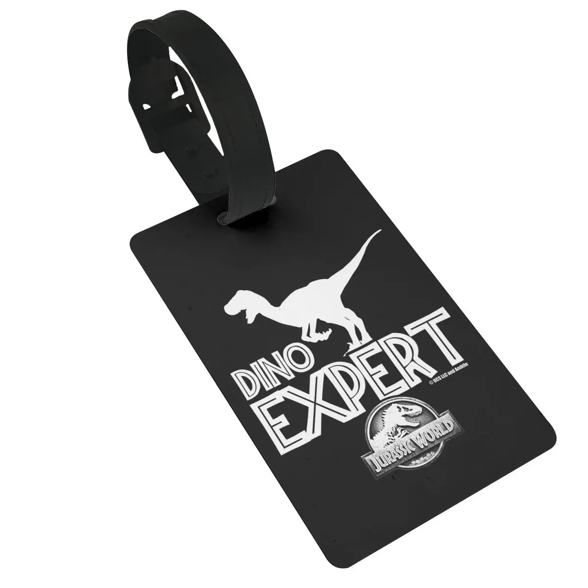 Dino Expert - Jurassic World แท็กกระเป๋าเดินทางอุปกรณ์เสริมกระเป๋าเดินทาง Baggage Boarding Tag แบบพกพาผู้ถือป้ายชื่อ ID ที่อยู่