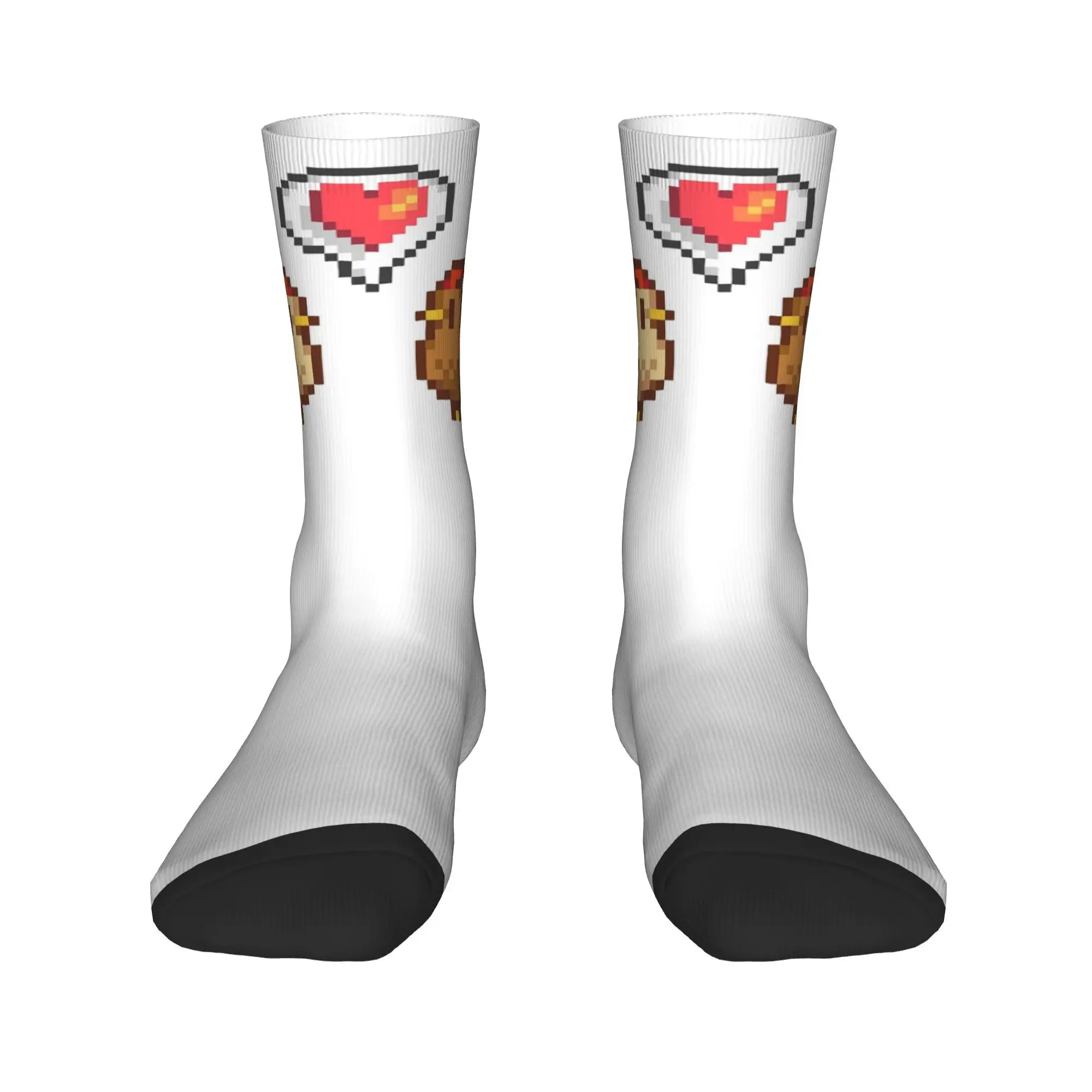 Calzini Stardew Valley Chicken Lov Harajuku Calze super morbide Calzini lunghi per tutte le stagioni Accessori per regali unisex