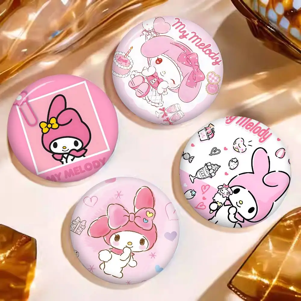 M-My Melody New  Brooches Soft Button Pin Funny Silly Gnarpy on A Skateboard Meme Badge Gamer Collection Gifts
