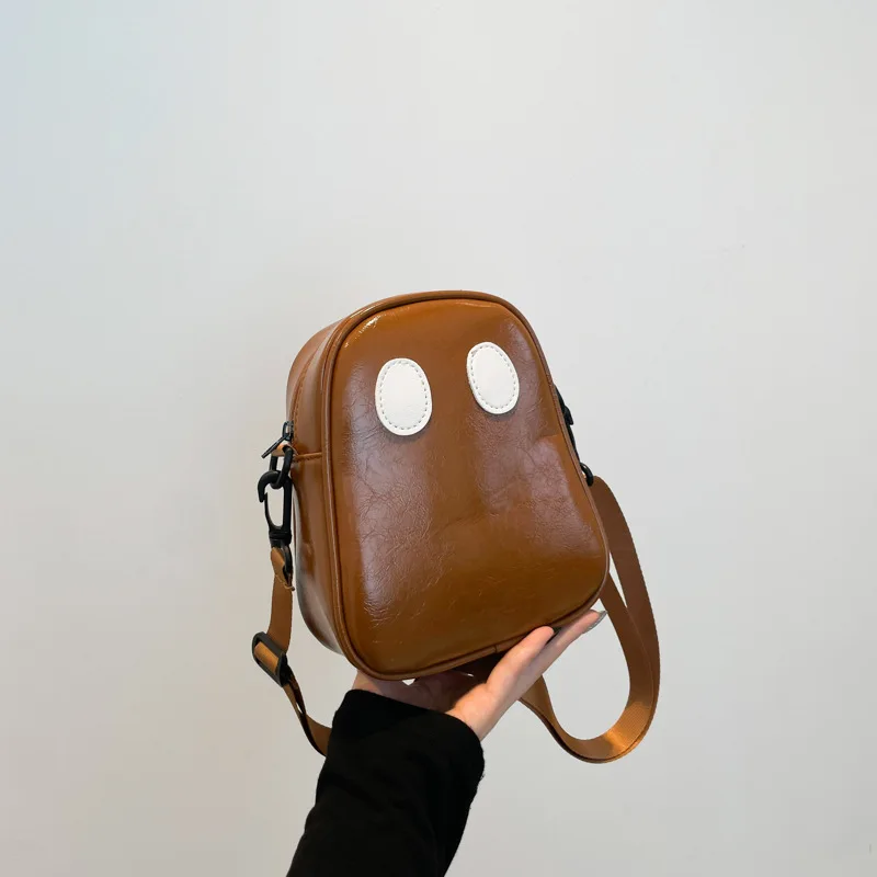 

Винтажная сумка через плечо подмышки, забавная сумка через плечо Devil Ghost, женские дизайнерские кошельки и сумки на молнии из искусственной кожи для женщин