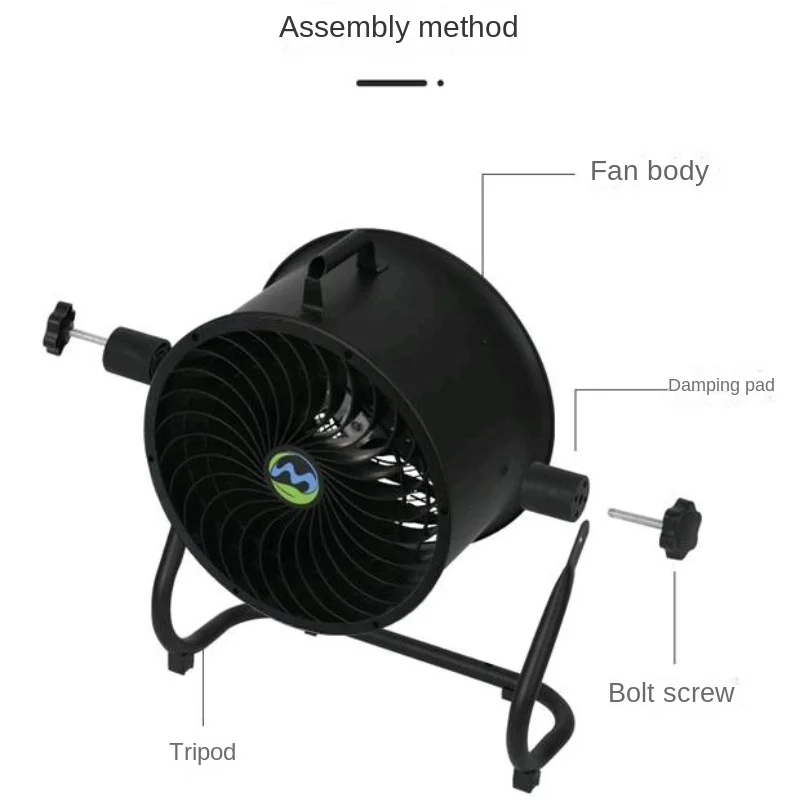 Commercial Portable Frequency Conversion Copper Motor Turbine Air Exchange Convection Floor Air Circulation Industrial Fan