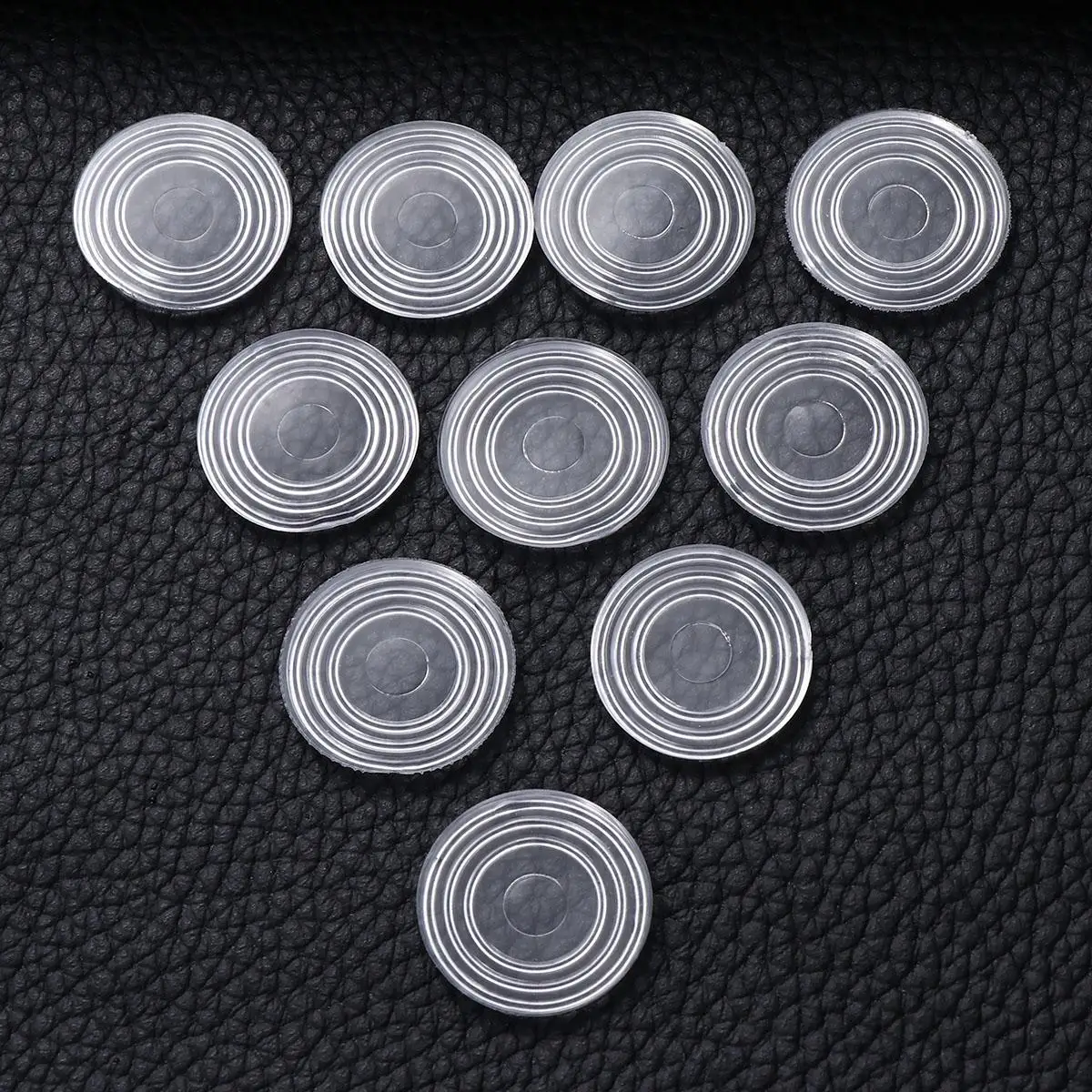 18 Pcs Glass Table Mat Wall Protection Round Shaped Pads Furniture Bumpers Protector