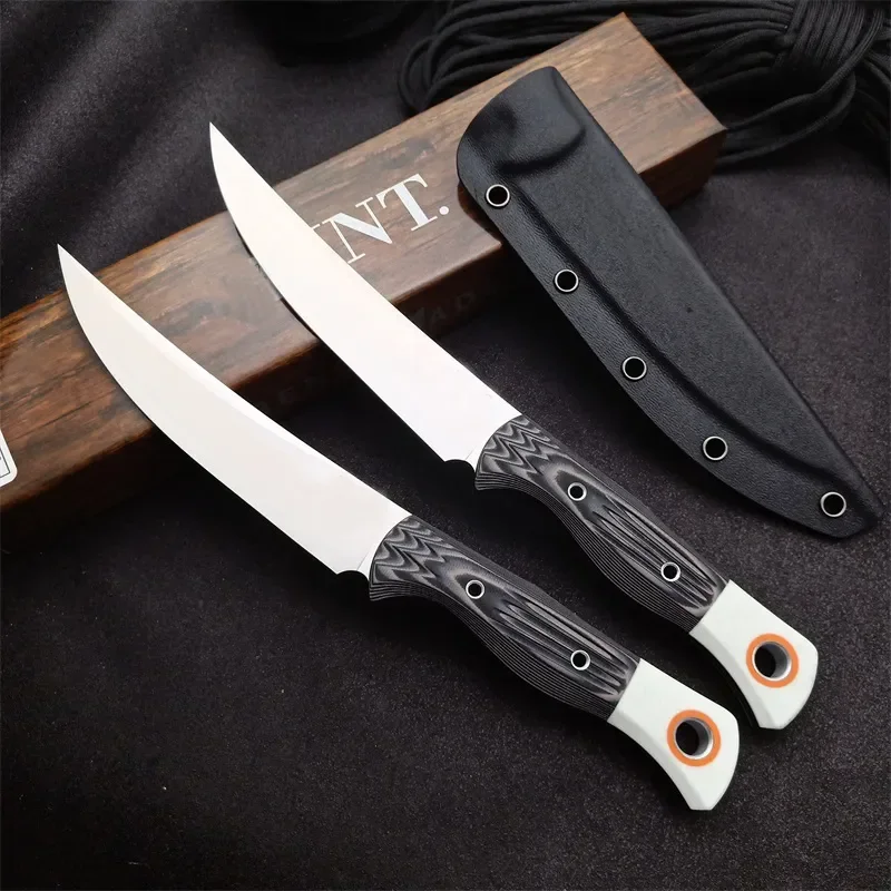 BM Knives 15500-1K Bench S45VN blade Steel Made Hunt Meatcrafter Fixed Knife G10 handle outdoor camping hunting pocket