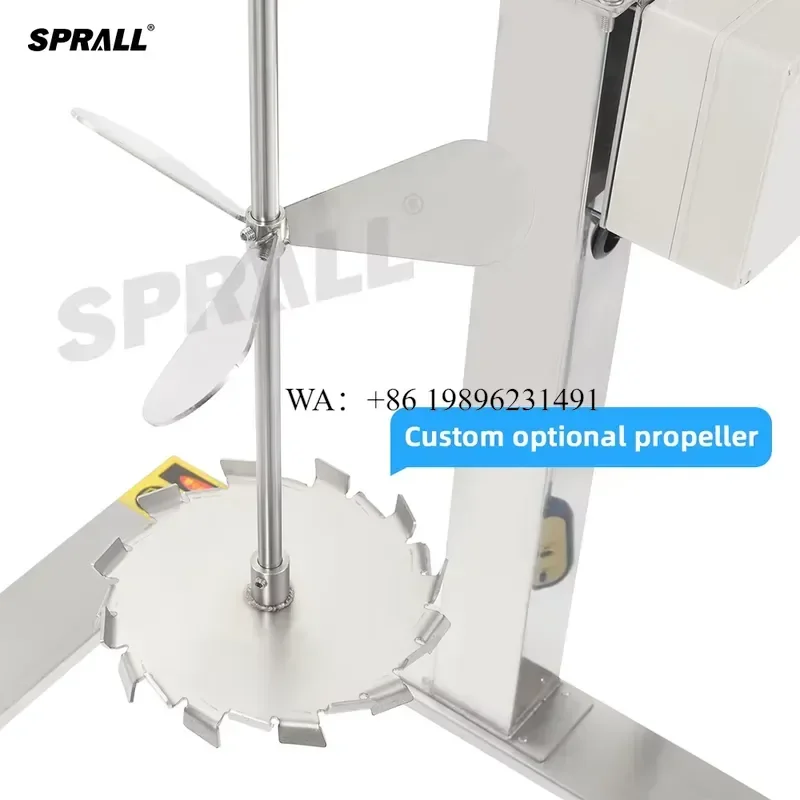 Mezclador de champú líquido para procesamiento químico de detergente de pintura SPRALL, agitador de pintura, mezclador de disolventes Wmwmnu