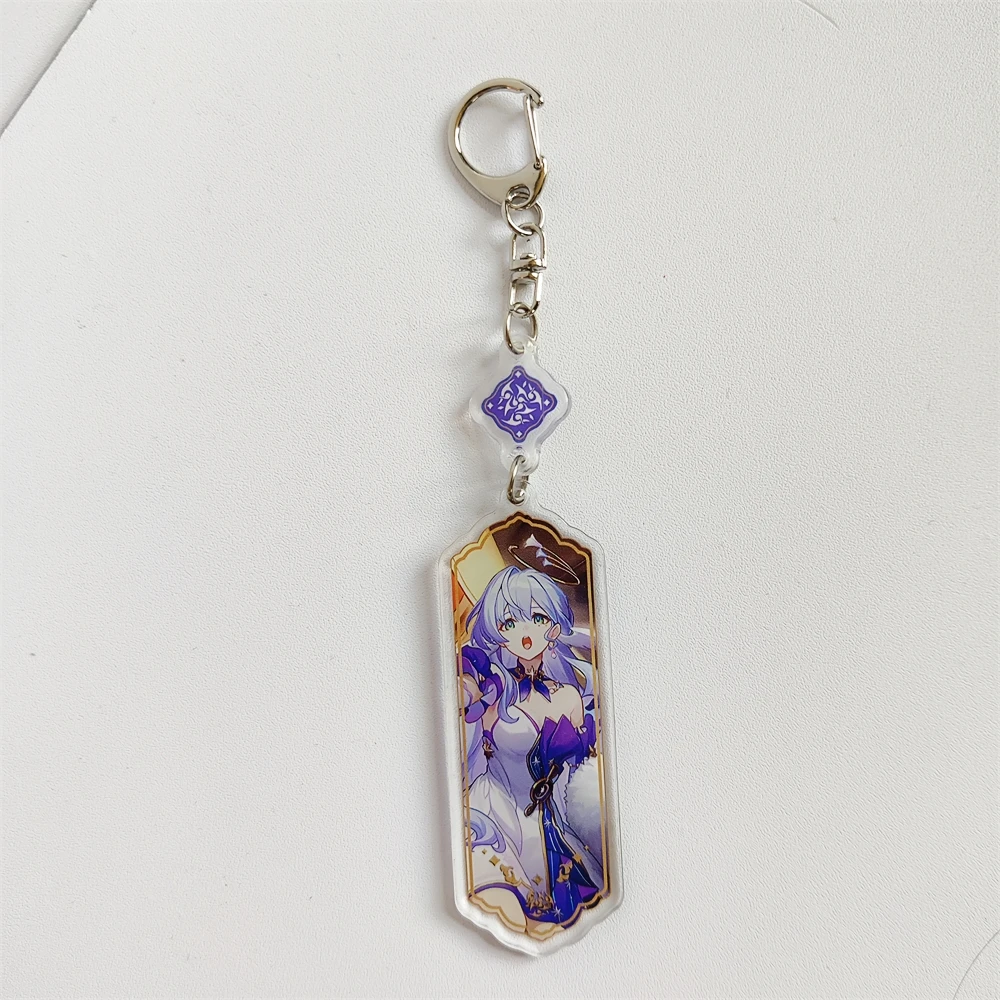Honkai: Star Rail Schlüsselanhänger Sparkle Lunae Boothill Aventurin Acrylfigur Schlüsselanhänger Anime Anhänger Tasche Geschenke Accessoires Damen – Detail 1