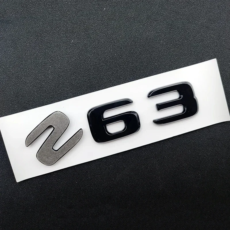 Car 3D ABS Chrome Trunk Badge Sticker For Mercedes AMG C E 63 W205 W204 W213 W212 W222 W221 C63 E63 S63 Emblem Logo Accessories