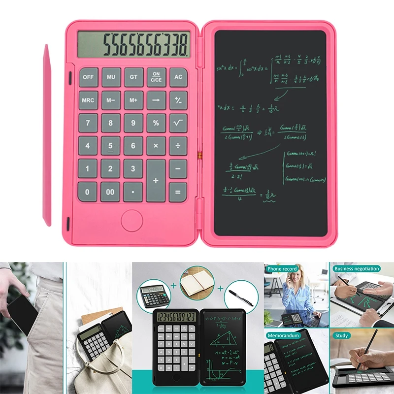 6.5 Inch Calculator Writing Tablet Portable Smart Lcd Graphics Handwriting Pad Board Drawing Tablet Paperless