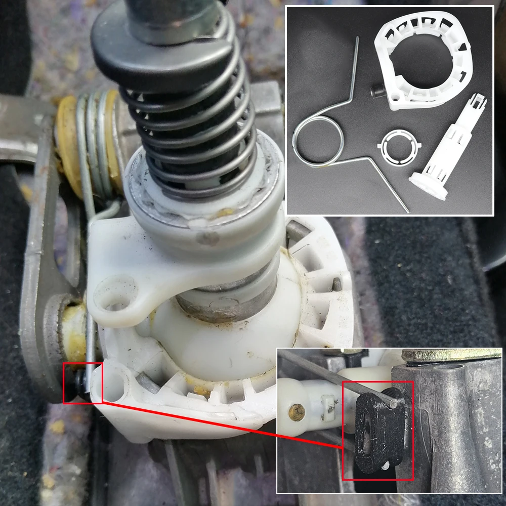 Do Seat Ibiza 6J 2002 - 2015 Cordoba 6L Mii KF Toledo KG Ulepszona skrzynia biegów Dźwignia zmiany biegów Selektor Gniazdo Tuleja Sprężyna Łożysko Powłoka