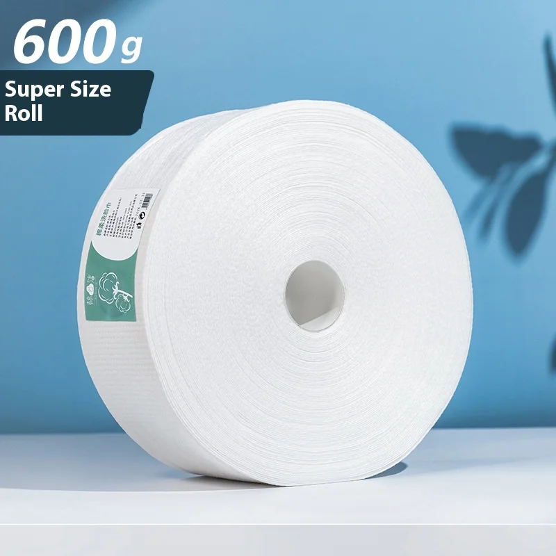 مناديل تنظيف الوجه للاستعمال مرة واحدة - صفائح تنظيف سميكة كبيرة جدًا من الدرجة الصالونية من القطن الخالص 600 جرام #6