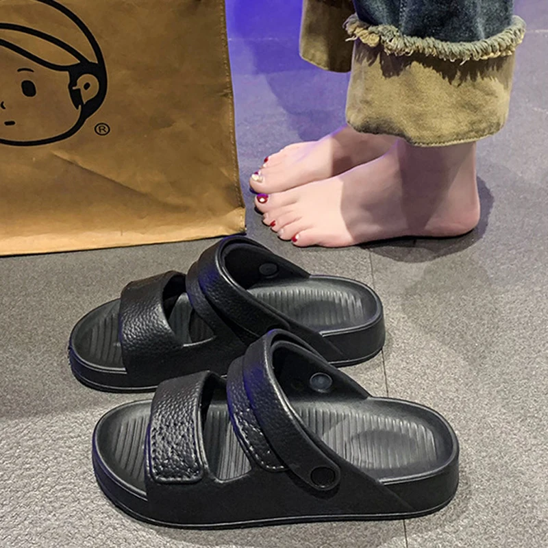 Men Slippers Clog Platform Cloud EVA Flip Flop Soft Non Slip Clapper Slides Sandals Outdoor Summer House Home Garden Shoe Beach