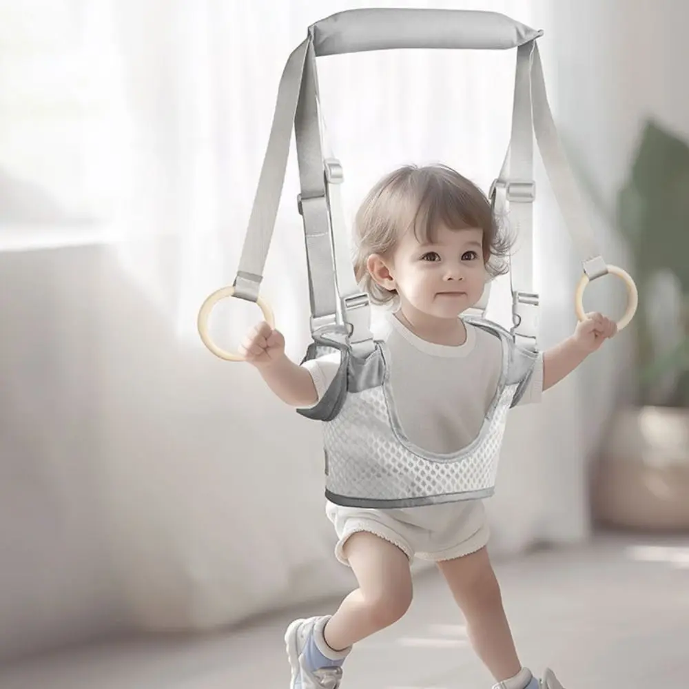 

Anti Fall Toddler Baby Walking Harnesses Breathable Adjustable Infant Toddler Walkers Belt with Removable Vest Traction Rope