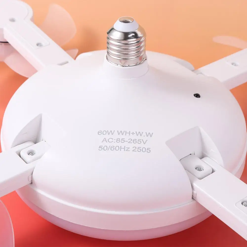 Simple 2 in 1 Ceiling Fan Remote Control Energy Saving Hanging Fan with LED Light Quiet Universal Ceiling Lamp Home Decor view 5