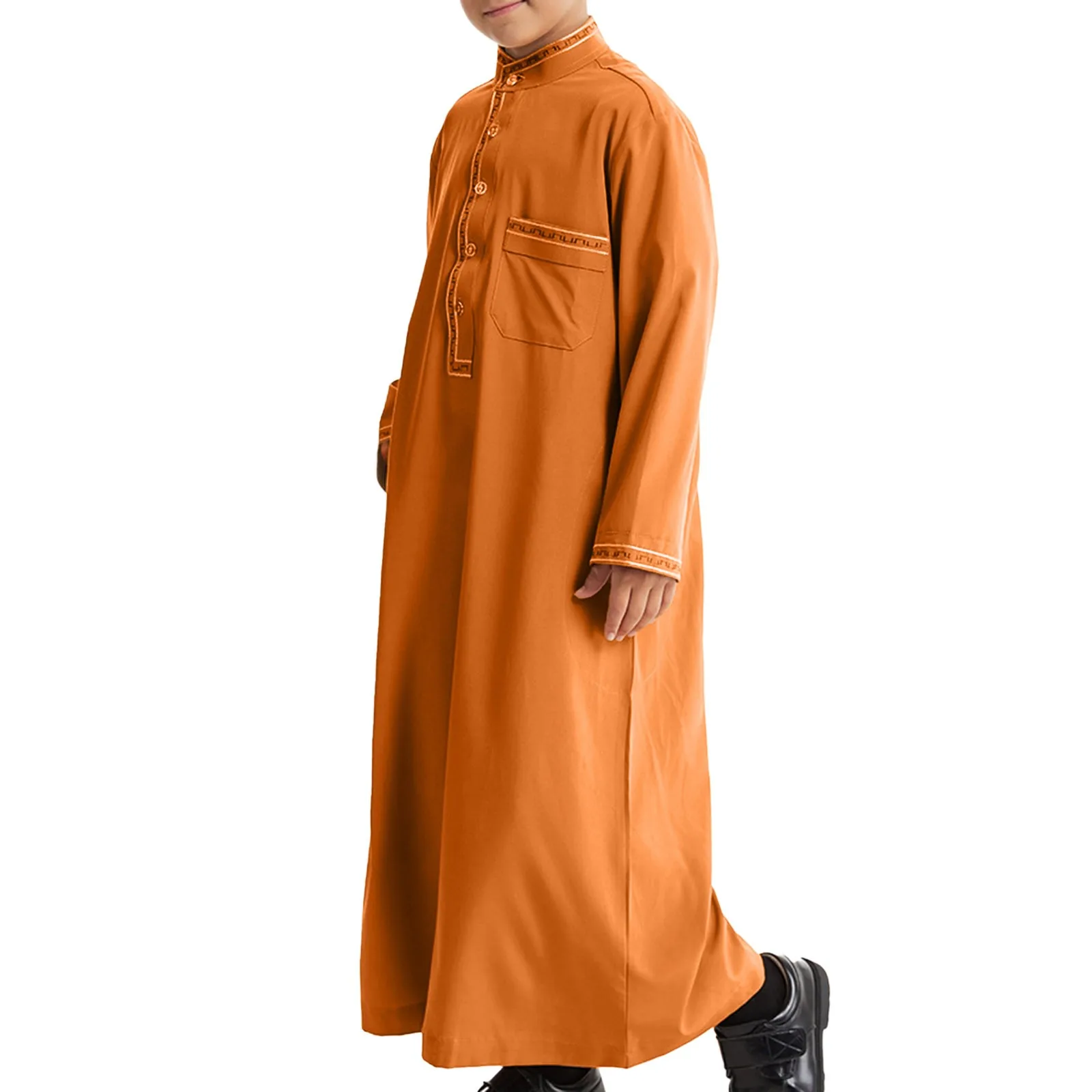 

Muslim Arab Middle Eastern Teenage Boys Robe Arabia Abaya Kaftan Jubba Thobe Islam Eid Ramadan Djellaba Morocco Caftan Abayas