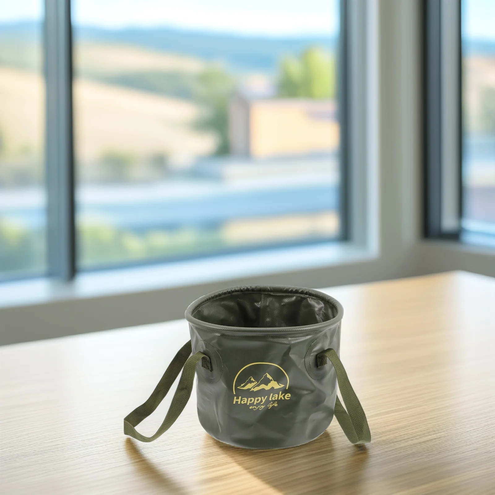 حوض غسيل متعدد الوظائف قابل للطي للتخييم في الهواء الطلق والمشي لمسافات طويلة وحوض استحمام القدم وتوفير المساحة وحوض مياه مدمج وخفيف الوزن