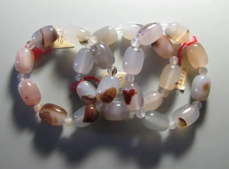 Natural primary color mn400 ensures genuine agate bracelet with a diameter of 13 * 18mm, one image and one object