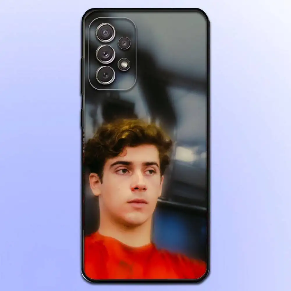 حافظة هاتف 43 F-Franco C-Colapinto لهاتف سامسونج S25، S24، S21، S22، S23، S30، Ultra، S20، Plus، Fe، Lite، Note، 10,9,5G غطاء أسود