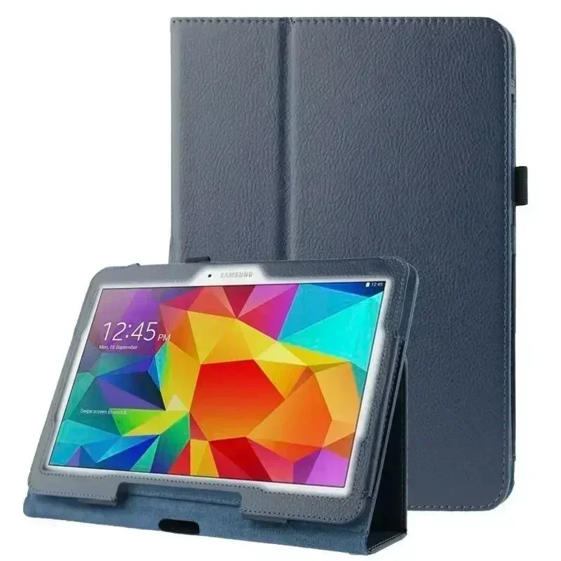 Para Samsung Galaxy Tab 4 10,1 pulgadas T530 T531 T535 SM-T530 T533 SM-T531 SM-T535 Tab4 Funda para tableta Funda de cuero