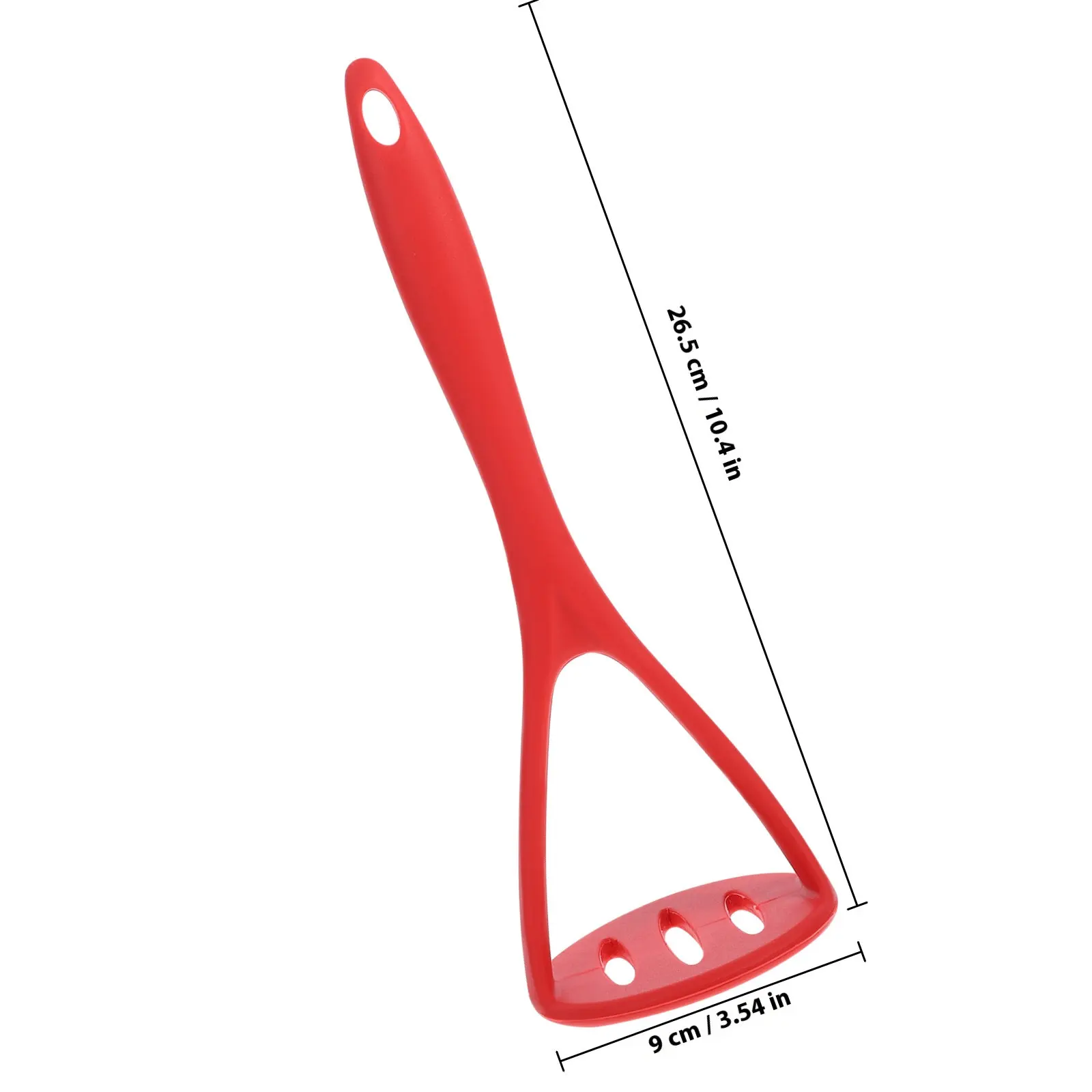 Potato Masher Silicone Grey Ergonomic Design for Mashing Vegetables Fruits Pumpkin Carrot Apple Pear Puree Fast Efficient