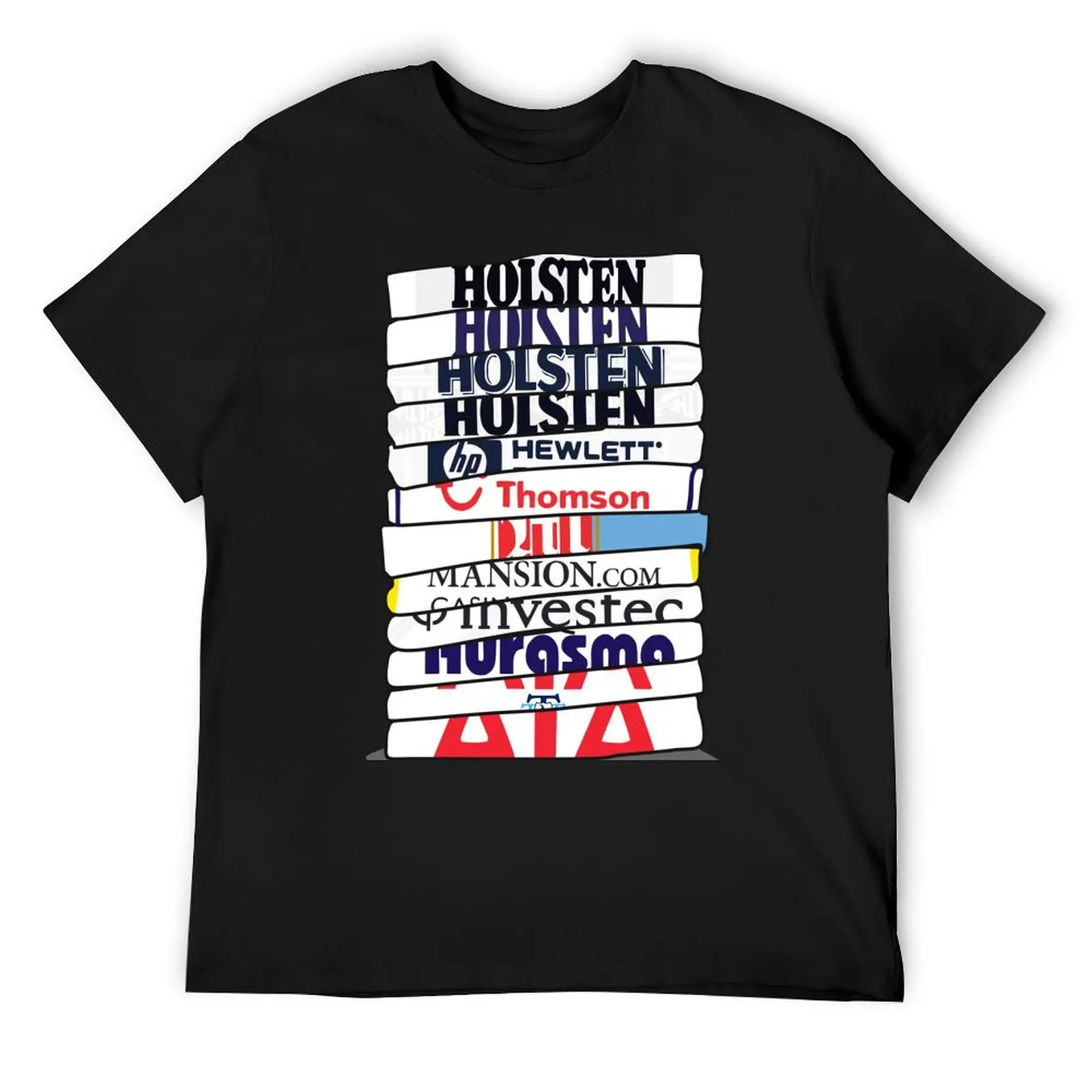 

Tottenham Home Stack T-Shirt valentines clothes Clothing luxury designer t shirt men 100℅ cotton