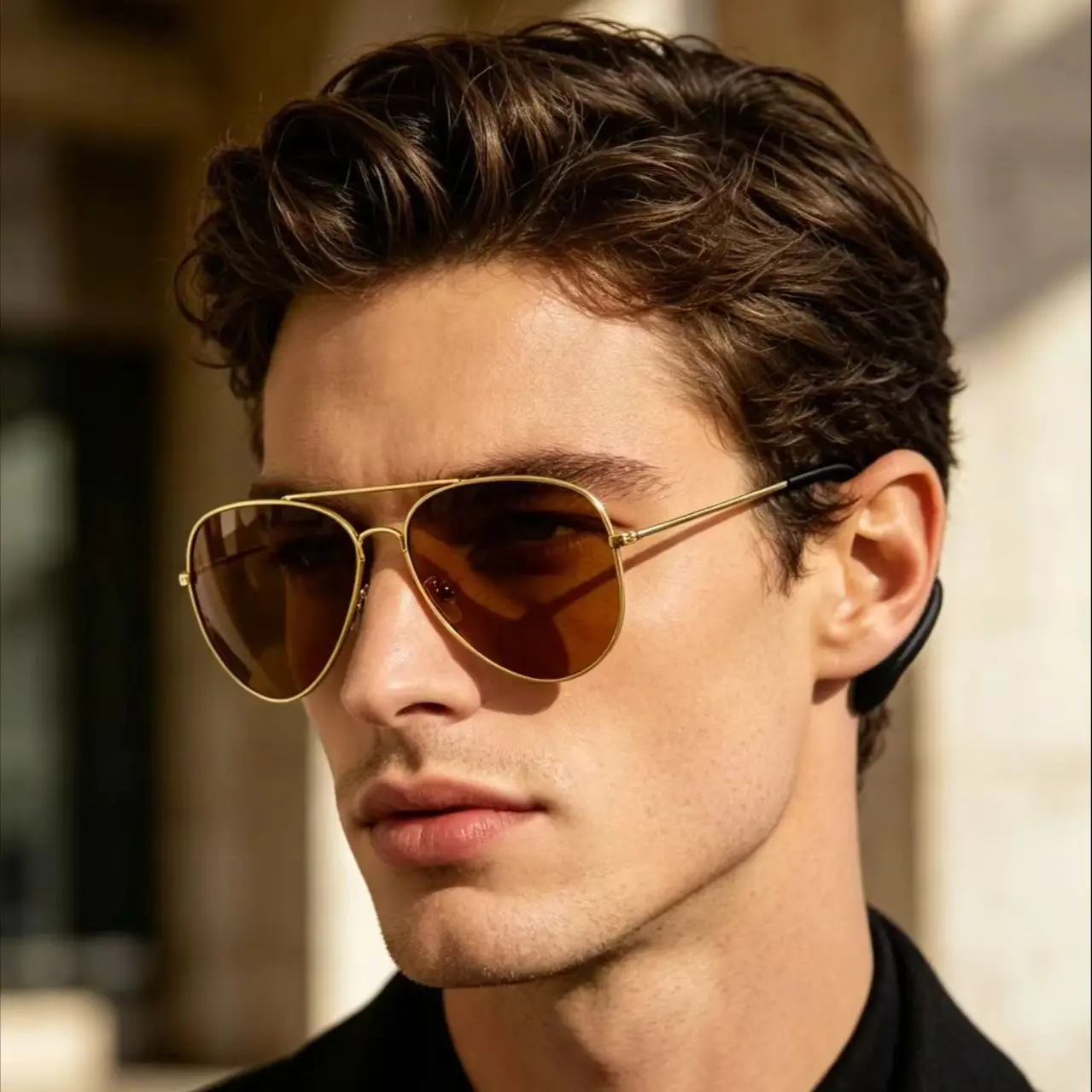 Klassische Pilotensonnenbrille für Herren und Damen, Metallrahmen, UV400-Schutz, Fahrsonnenbrille, Retro-Pilotensonnenbrille, Oculos De Sol, 4 Farben