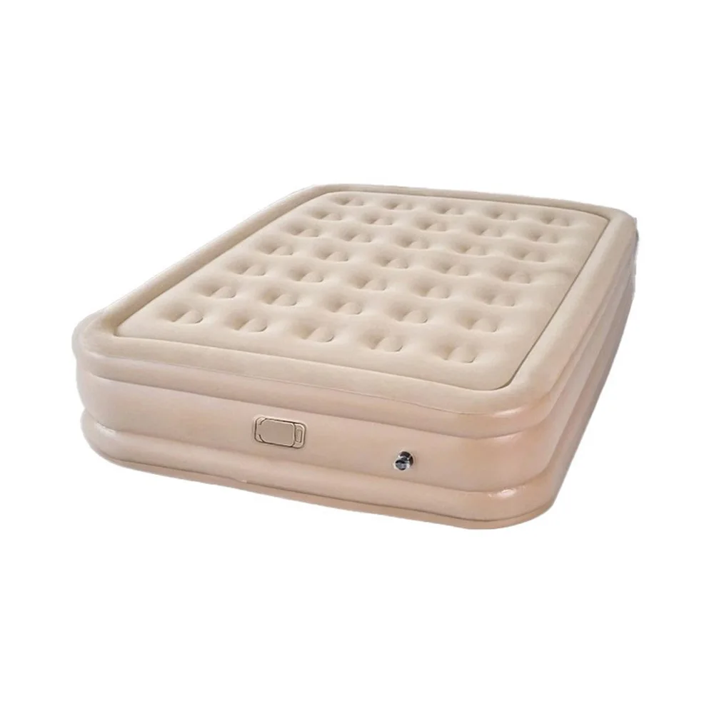 

Portable Twin Inflatable Mattress With Built-in Pump Waterproof PVC Airbed for Camping Outdoor Indoor Sleeping Airbed