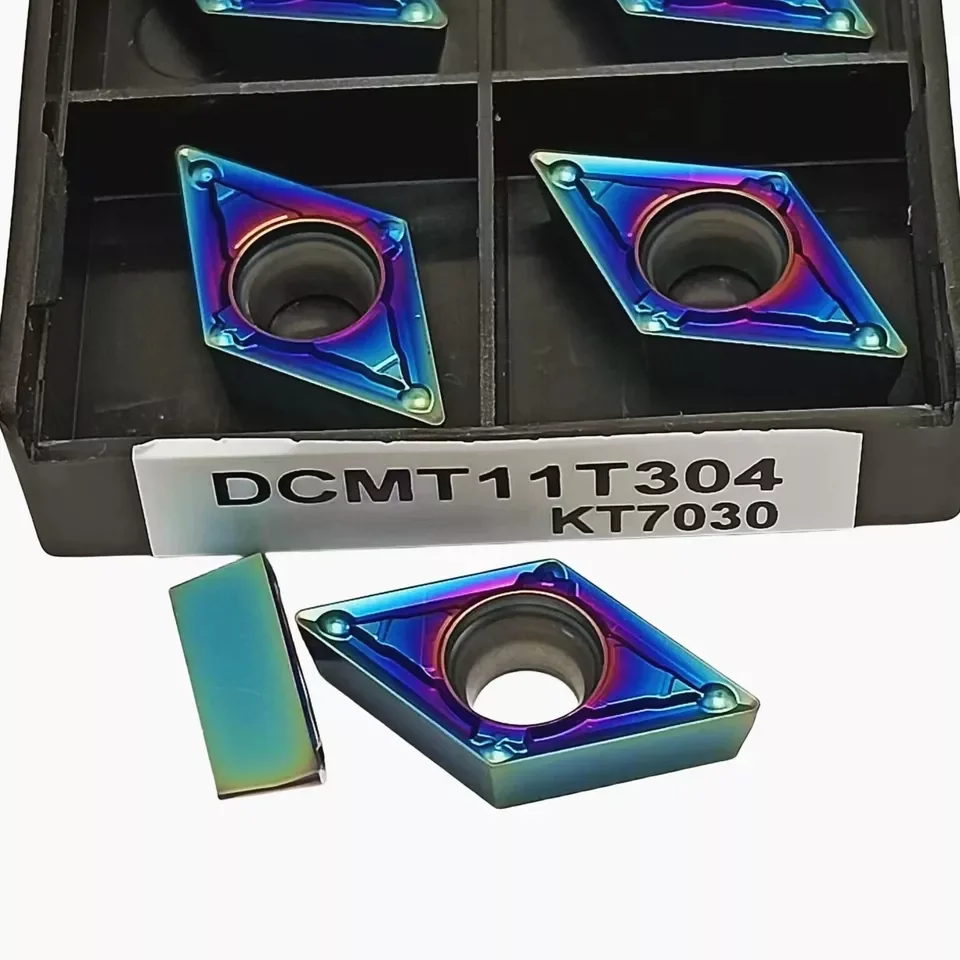 HRC55 DCMT070204 /DCMT070208 ZM1135N /DCMT11T304 /DCMT11T308 ZM1135N Nano-Blue Coating indexable CNC Carbide Turning Inserts
