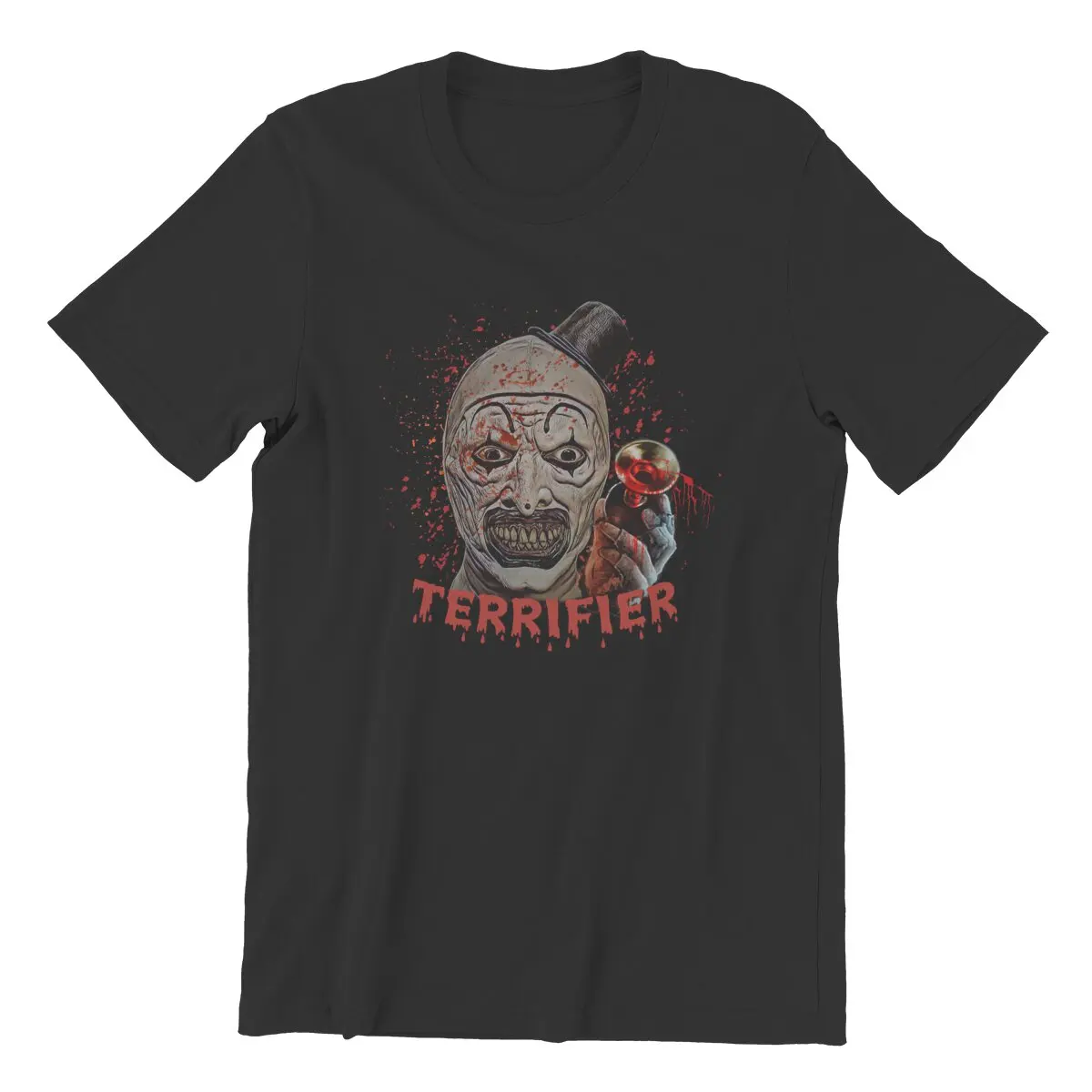 Terrifier movie clown Unisex T-Shirt for Men 100% Cotton Humor Horror movie Scary clown Halloween Film Tee Tops Gift Idea