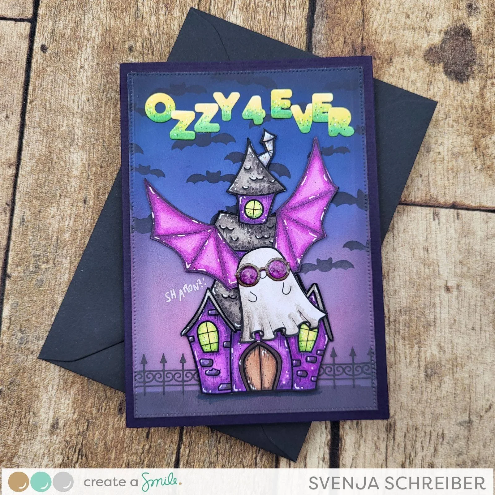 قوالب قطع معدنية للهالوين على شكل نصف دائرة للحمام وطوابع شفافة وحجز خردة لصنع إطارات نقش الورق مجموعة بطاقات يدوية #2