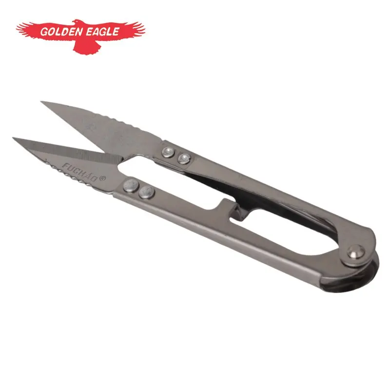 Eagle Brand Stainless Steel Small Scissors With Teeth,Spring Bone Yarn Scissors,Cross Stitch Leather Goods,Luggage And Clothing