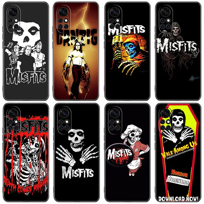 The Misfits Glenn Danzig Phone Case For Huawei Honor 60 50 Mate 40 30 20 10 Lite Nova 9 8 Pro 7 SE Y60 30S 8i 7i 5T Premium