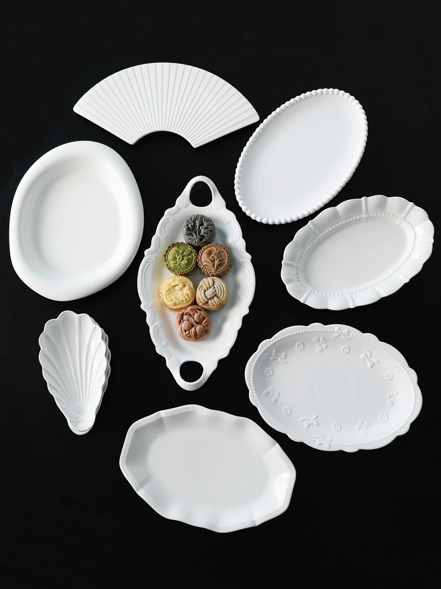 

Ele Cerc Dert Plate Овальная апав Реквизит для фотосъемки Сервировочный поднос Ретро Sle Торт Тарелка Западная обеденная табличка Diware