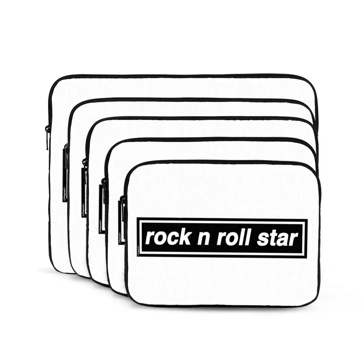 Rock N Roll Star Notebook Laptop Bag Case Pouch For Macbook Air Pro Tablet Shockproof Case Bag