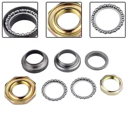 1set Steering Stem Headset Bearings Kit Set For YMH PW50 1981-2010 2011 2012 2013 Durable Motorcycle Parts