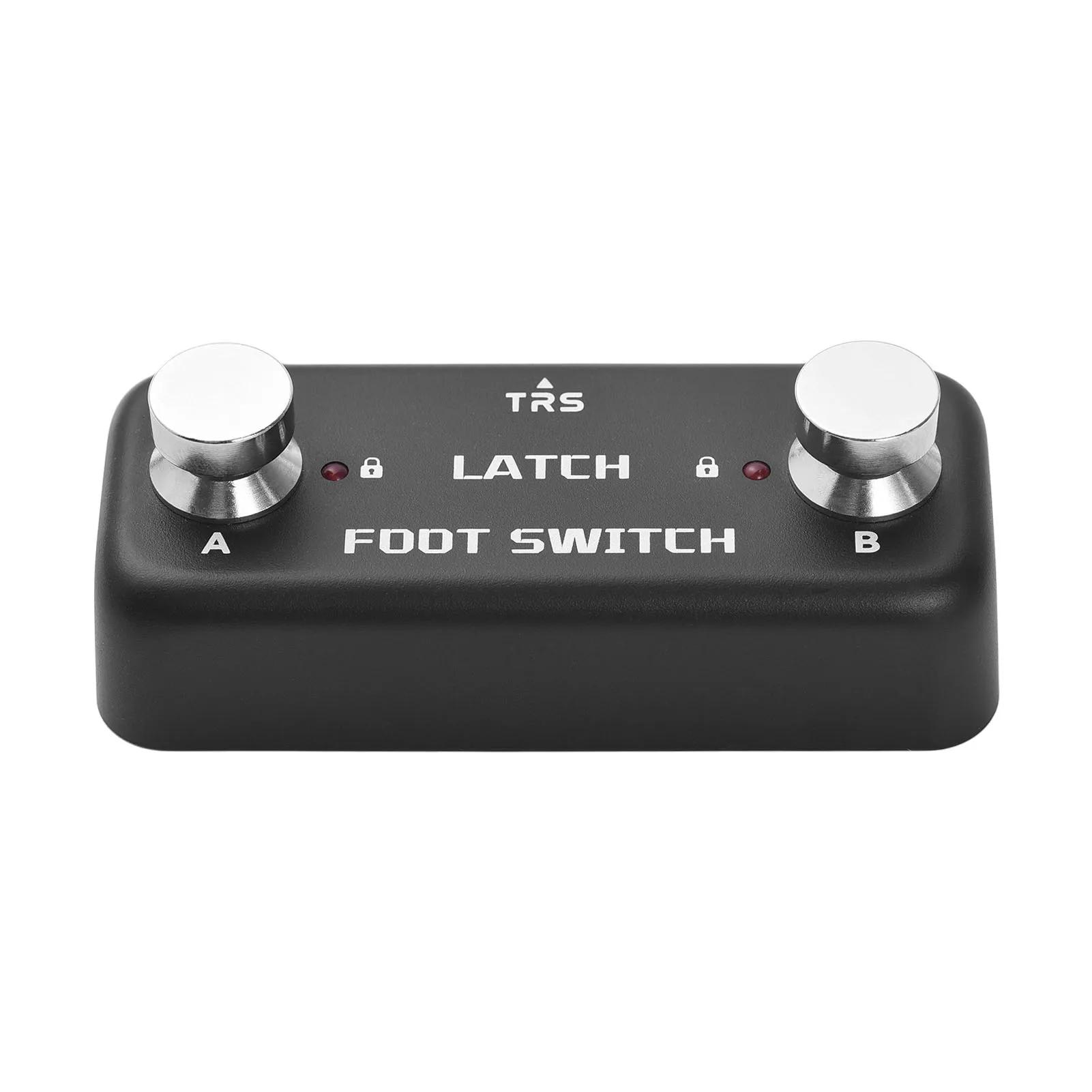 

FOOT SWITCH LATCH Двойная педаль Внешний ножной переключатель Функция блокировки мгновенного переключателя Светодиодный индикатор 6,35 мм Стерео вход Plug Play