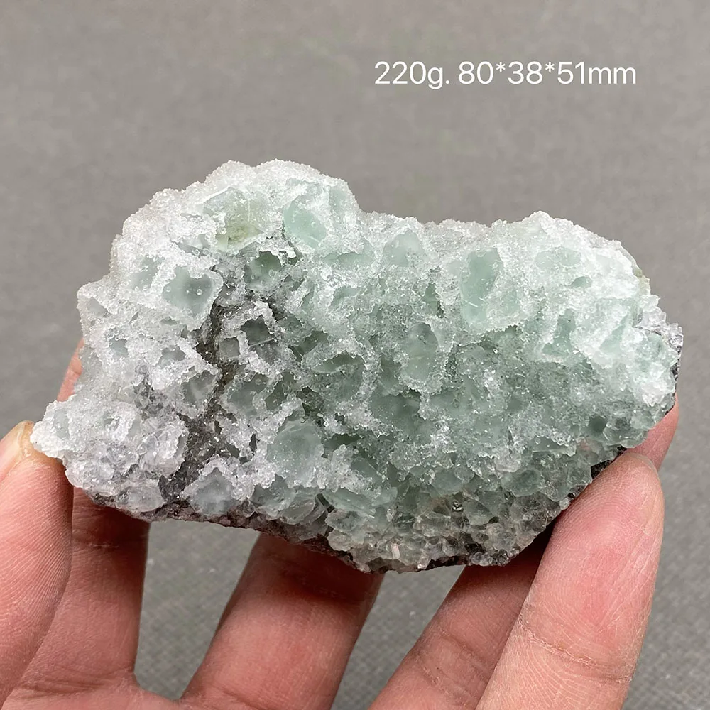 

100% natural China fujian green vitreous fluorite mineral standard crystal ore specimen gemstone