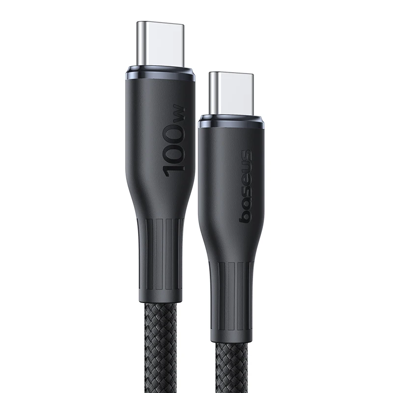 Baseus 100W Fast Charging Data Cable USB-C to USB-C For iPhone 17 16 Series Samsung PD3.0 QC3.0 PPS FCP SCP AFC Quick Charging - Image 3